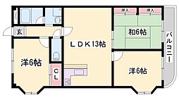グリーンハイツ中島 2階