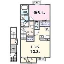 メゾン12朝来 2階/-