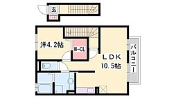 セジュールＡＭＩＫＡIII 2階