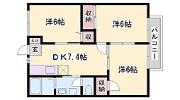 メゾン白国2号 2階/-