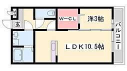 セジュール東阿保　A棟 1階