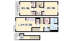 ココアガーデン 2階