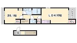 ヴァンベール田寺B 2階