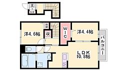 リバーサイドテラス　A棟 2階