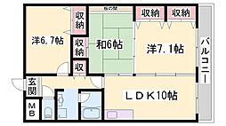 間取図画像 3LDK