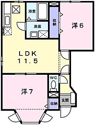 アンソレイエS 1階/-
