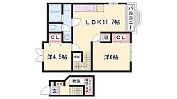 パインリバーズII 2階