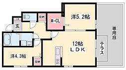 クローバーシャトレ 1階/-