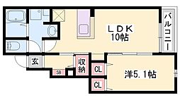 エスペランサ中仁野II 1階/-