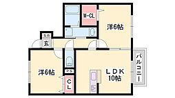 ファミールＤ棟 1階/-
