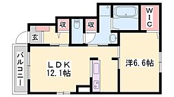 アノン 1LDKの間取図画像