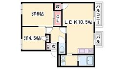 フレグランス北山 2階/-