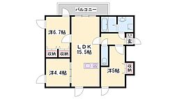 ルークレジデンスNUEVE 2階