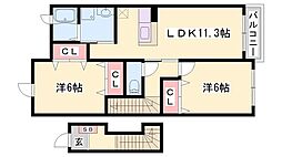 ヴェルサン・アベニュI 2階/-