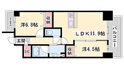 ケイマン 2LDKの間取図画像