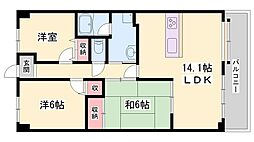 グレーシィ姫路白浜の宮 3LDKの間取図画像