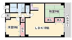 メゾン花北 6階