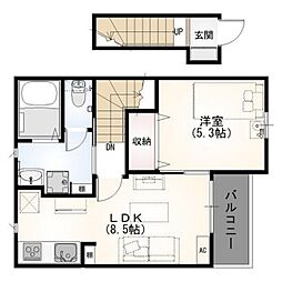 ロタス中島アパート 2階/-
