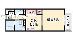 ウイング上郡B 2階/-
