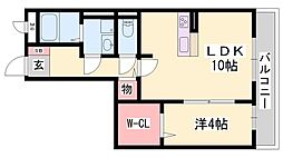 セジュール亀山 B棟 1階