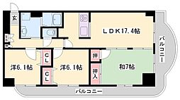 手柄アートスカイハイツ 7階/-