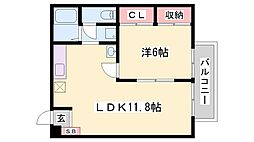 エルガーデンA 1階/-