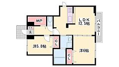 物件の間取り