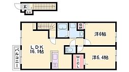 ベル・セーズ 2LDKの間取図画像