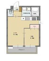 プレミール小野王子町 1LDKの間取図画像