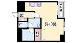 KEIマンション ワンルームの間取図画像