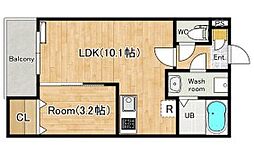 シーメゾン飾磨恵美酒 1LDKの間取図画像