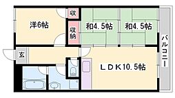 ベアード水上 3LDKの間取図画像