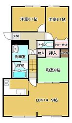 間取図画像 3LDK
