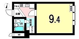 エステート大通 1Kの間取図画像