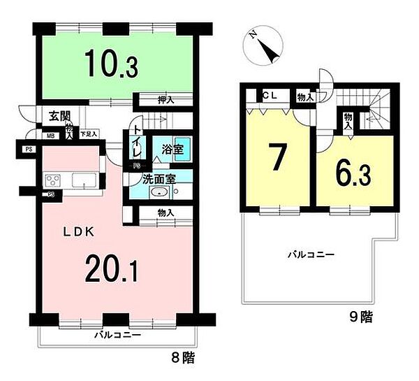 間取り：301000116477