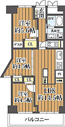 間取図画像 3LDK