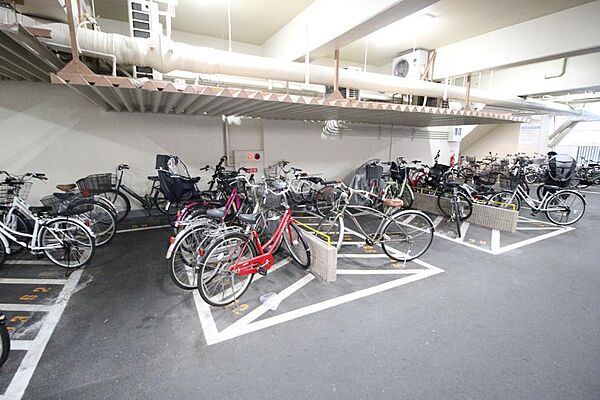 ■自転車置場も綺麗に整頓されています♪