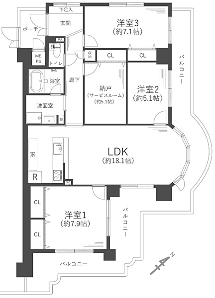 間取り：327002346613