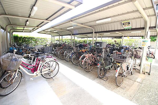 ■自転車置場も綺麗に整頓されています♪
