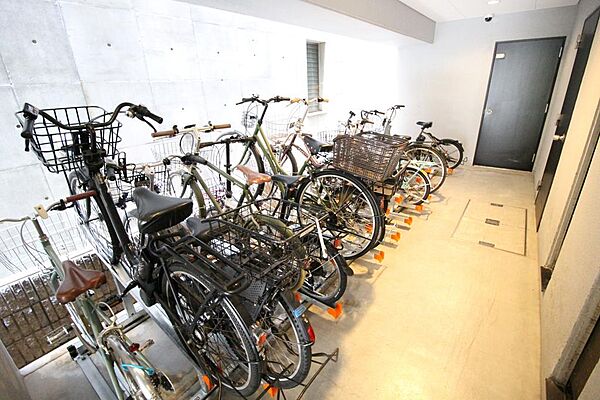 ■自転車置場も綺麗に整頓されています♪