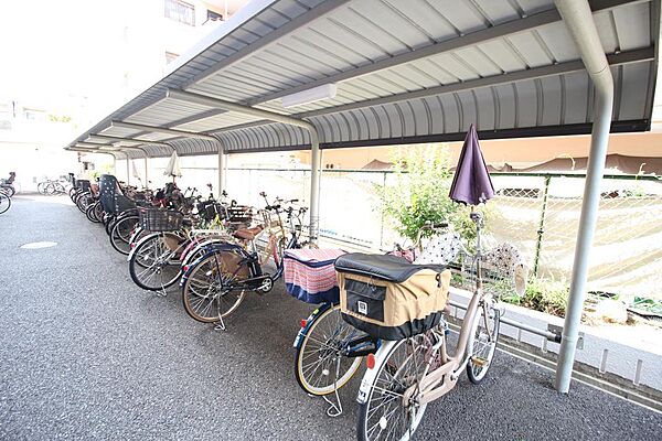 ■自転車置場も綺麗に整頓されています♪
