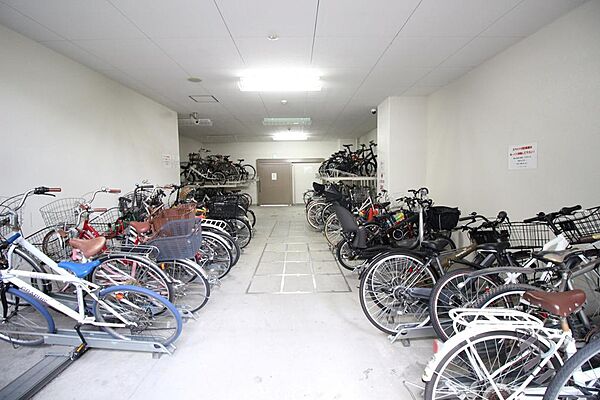 ■自転車置場も綺麗に整頓されています♪