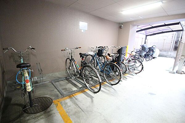 ■自転車置場も綺麗に整頓されています♪