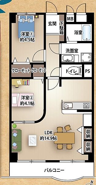 間取り：327002999684