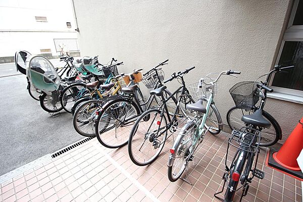 ■自転車置場も綺麗に整頓されています♪