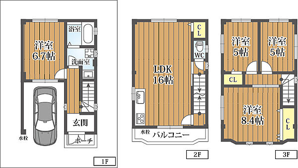 間取りを拡大表示