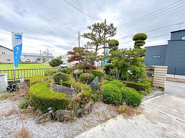 【リフォーム中8/24撮影】お庭の写真です。庭木の剪定を行います。家庭菜園やガーニングも楽しめそうですね。