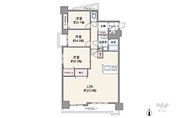 間取図画像 3LDK