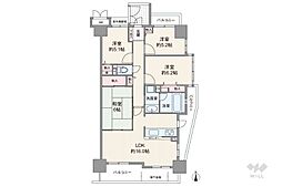 アドリーム露橋公園 4LDKの間取図画像