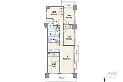 ユニーブル栄イースト 4LDKの間取図画像